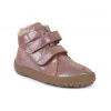 Froddo barefoot zimné kotníkové topánky kožíšek pink shine