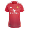 adidas Manchester United Authentic Home Shirt 2024 2025 Womens Mufc Red 12 (M)