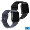 Silikónový remienok Xiaomi Mi Watch – sada 2ks (čierna,antracit)