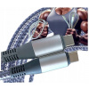 Kábel ELP Kabel usb-c USB - USB 3.1 typ C 2 m sivý