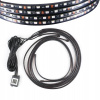 OSVETLENIE PODVOZKU PODSVIETENIE POD AUTO LED RGB NEÓN 2x90 + 2x120