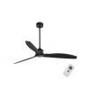 FARO Barcelona | FARO 32100 - Stropný ventilátor JUST FAN čierna pr. 128 cm + diaľkové ovládanie | FA32100