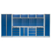 Kvalitný PROFI BLUE dielenský nábytok 4235 x 495 x 2000 mm - MTGS1300AL