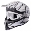 GMS Cross helmet GMS FORTIS ZG14022 matt black-white L