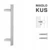 FT - MADLO kód K41Z 40x10 mm ST ks Rozteč madla: 210 mm, Dĺžka: 400 mm, Rozmer profilu madla: 40x10 mm NEM - nerez matná (F60)
