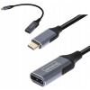 Kábel Adaptér USB-C DisplayPort 1.2 Ženský 4K 60HZ