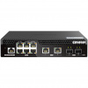 QNAP QSW-M2106R-2S2T sieťový prepínač Riadený L2 10G Ethernet (100/1000/10000) 1U Čierna (QSW-M2106R-2S2T)