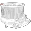 DENSO Vnútorný ventilátor DENSO DEA07015