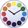 Dizajnové nástenné hodiny 3166 Nextime Dots Dome 35cm