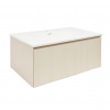 Naturel Koupelnová skříňka s umyvadlem Austen 80x35x52 cm beige mat Austen80BG