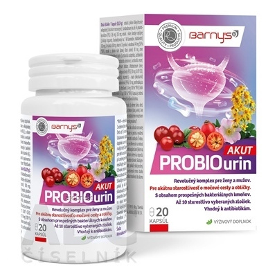 natural supplements s.r.o. Barny's PROBIOurin AKUT cps 1x20 ks