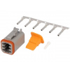 zástrčka DEUTSCH DT obal dutiniek 6P (sada) (DT06-6S-SET)