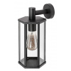 Záhradné LED nástenné svietidlo DUBROVNIK E27 IP44 Down Lantern Black RABALUX