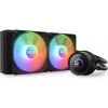 NZXT AIO liquid cooler CPU Kraken 240 RGB / 2x120mm fan / 4-pin PWM / LCD display / black RL-KR240-B1