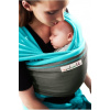 Baby šatka Je Porte Mon Bébé Turquoise/Elephant (elastické baby šatky JPMBB Original)