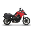 SHAD Kompletná sada bočných čiernych hliníkových kufrov SHAD TERRA BLACK, 36L/36/ bočné kufre, vrátane montážnej sady SHAD DUCATI MULTISTRADA 950 / 1200 / 1260