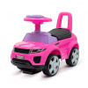 BABY MIX Detské odrážadlo SUV Baby Mix Prime v koži Ružové