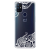 Odolné silikónové puzdro iSaprio - White Lace 02 - OnePlus Nord N10 5G
