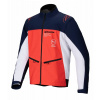 Bunda LITE-DURA SOFTSHELL, ALPINESTARS (modrá/oranžová/bílá) 2025 Veľkosť: L