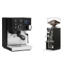 Rancilio Silvia BC PID, black + Eureka Mignon Libra, CR black