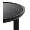 Odkladací stolík K-TOP Ø 60, viac variantov - Kartell Farba: Černá Marquina / Černá
