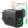 GREEN CELL Greencell PowerSource Duo30 30W 1xUSB-C 1xUSB-A PD 3.0 QC 4.0+ sieťová nabíjačka čierna