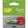 B01115 GP Super AAA alkalická batéria (LR03) 5 ks (5 ks)