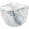 REA Carlos Slim Rimless WC závesné 49,5x37 cmaWC sedátko imitácia kameňa Granit Shiny REA-C8002