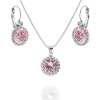 Foxette Souprava šperků CHO Pink Zirconia JF_0170 - Růžová / Originální JF_0170