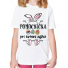 Fajntričko Kids Detské tričko - Pomocníčka pri farbení vajíčok, Farba biela, Strih/ Variant Detský