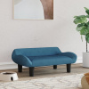vidaXL Pelech pre psa modrý 70x40x24 cm zamat - Modrá - 160135-173314