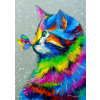 ENJOY Puzzle Krásna mačka a motýľ 1000 dielikov