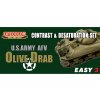 Set kamuflážnych farieb LifeColor MS03 U.S. ARMY AFV OLIVE DRAB