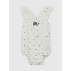 GAP Baby vzorované body Biela 6-12M
