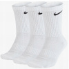 Nike ponožky 3 páry 3PPK VALUE COTTON CREW SX4508 101 biele