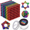 Magnetické guličky 3 mm Farebné Dúhové Magnet 216 kusov kov
