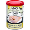 Max Deluxe Dog Kousky kuraciete konzerva pre psov 400g