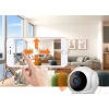 DOMÁCA ROTAČNÁ KAMERA Smart 2K WIFI HD 360° PESTÚNKA NOČNÝ REŽIM INTERKOM