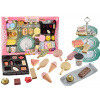 LEAN TOYS Sada cukrární, figúriek, kávových koláčov a cukrární do kaviarne, 50 ks.