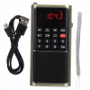 RÁDIO FM 76-108 MHZ MULTIFUNKČNÉ USB PRENOSNÉ PRE STARŠÍCH ĽUDÍ A DETI