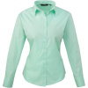 Premier Košile PR 300, popelínová, dlouhý rukáv, dámská COT3903000222g-aqua 2XL Aqua