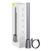 Skladacia dobíjacia kancelárska lampa Baseus Smart Eye (sivá)
