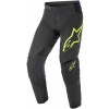 kalhoty TECHSTAR FACTORY 2021, ALPINESTARS (černá/žlutá fluo, vel.36)