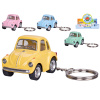 Prívesok na kľúče auto volkswagen Beetle 5cm - ružová