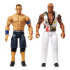 Mattel WWE Main Event Showdown Akční Figurky The Rock Final Boss vs John Cena 2-Pack 15 cm
