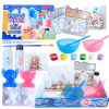 Zestaw DIY Happy Pinch Stitch 160PCS formy, gél A+B, glitter, squishy