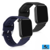 Silikónový remienok Xiaomi Mi Watch – sada 2ks (čierna,modrá)