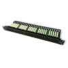DATACOM Patch panel ISDN 50p.1U Integrovaný BLACK, 19'' 3501