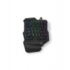 Nedis GKBDS110BK - Kabelová Herní Klávesnice | USB-A | Membránové Keys | RGB | Jednoruční| Délka kabelu: 1.6 m (GKBDS110BK)