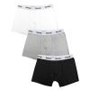 Money Classic Repeat 3Pk Trunks Gry Mrl/Blk/Wht Small